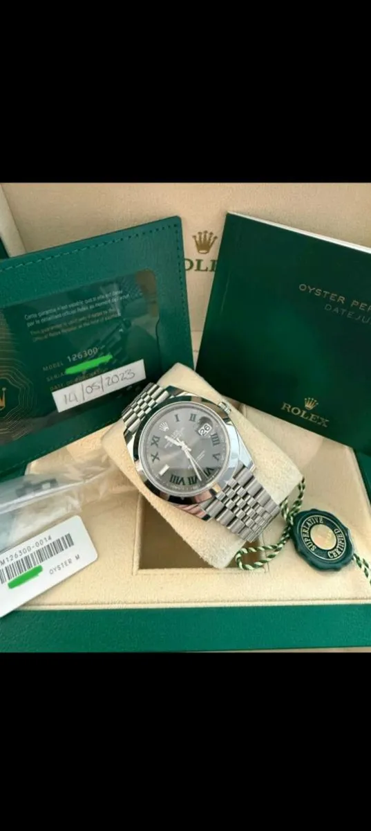 Rolex Datejust 41mm Wimbeldon Dial - Image 1