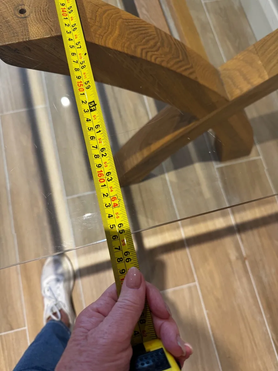 Glass top Dining Table - Image 4