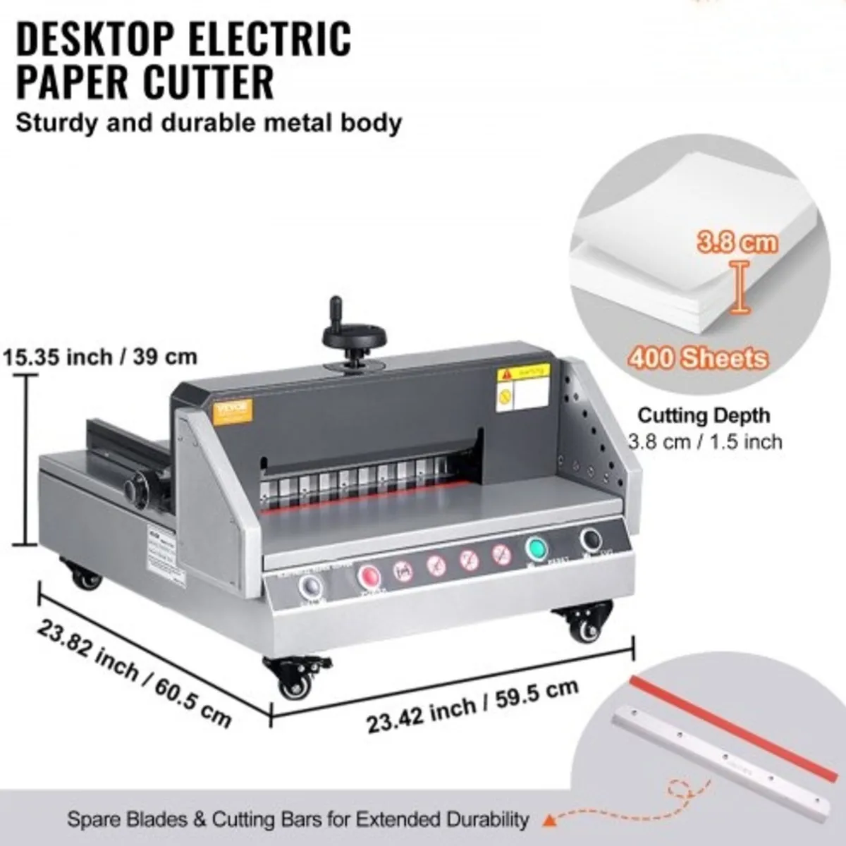 Electric Paper Cutter, 13" /330.2mm Cutting Width, - Image 2