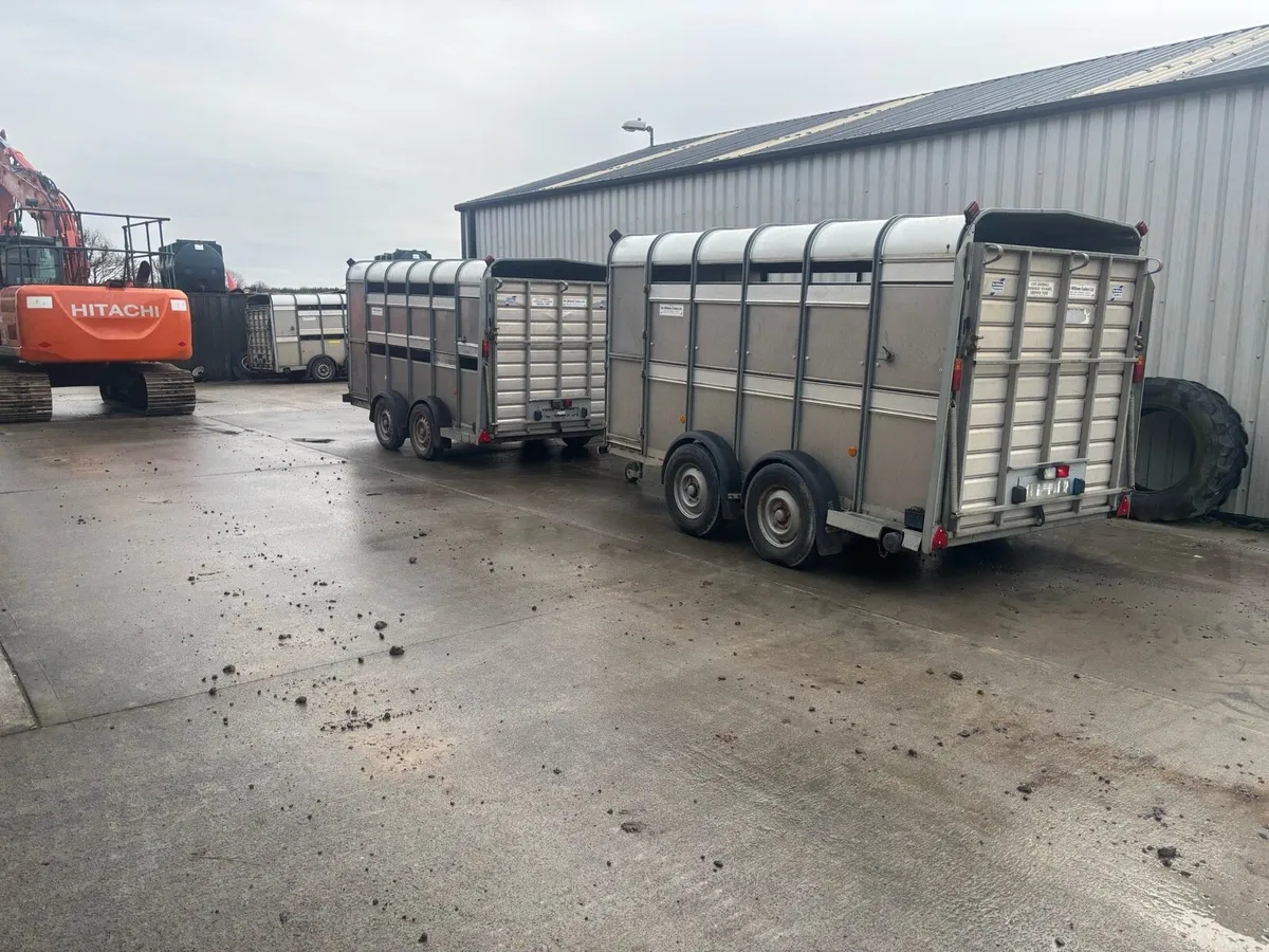 Ifor Williams 12x6 Livestock Trailers x2 - Image 1