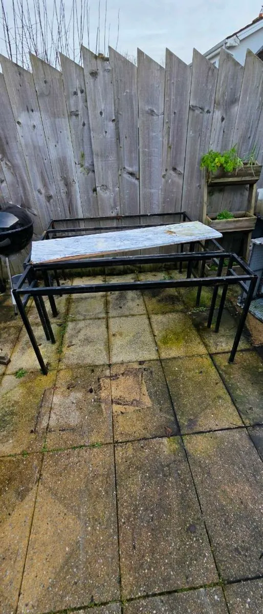 4 x Metal Table Base - Image 3