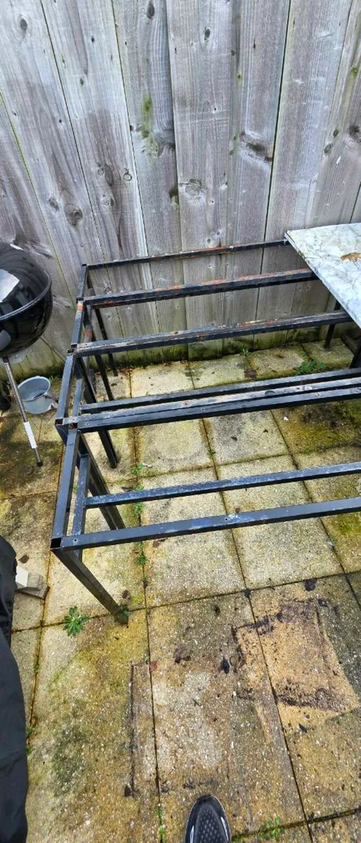 4 x Metal Table Base - Image 1