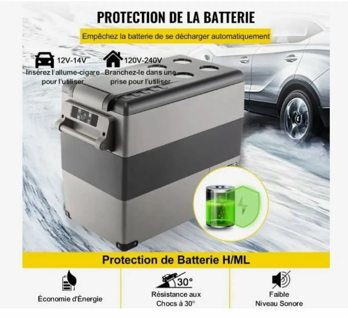 Car Refrigerator 55L Compressor Portable - Image 2