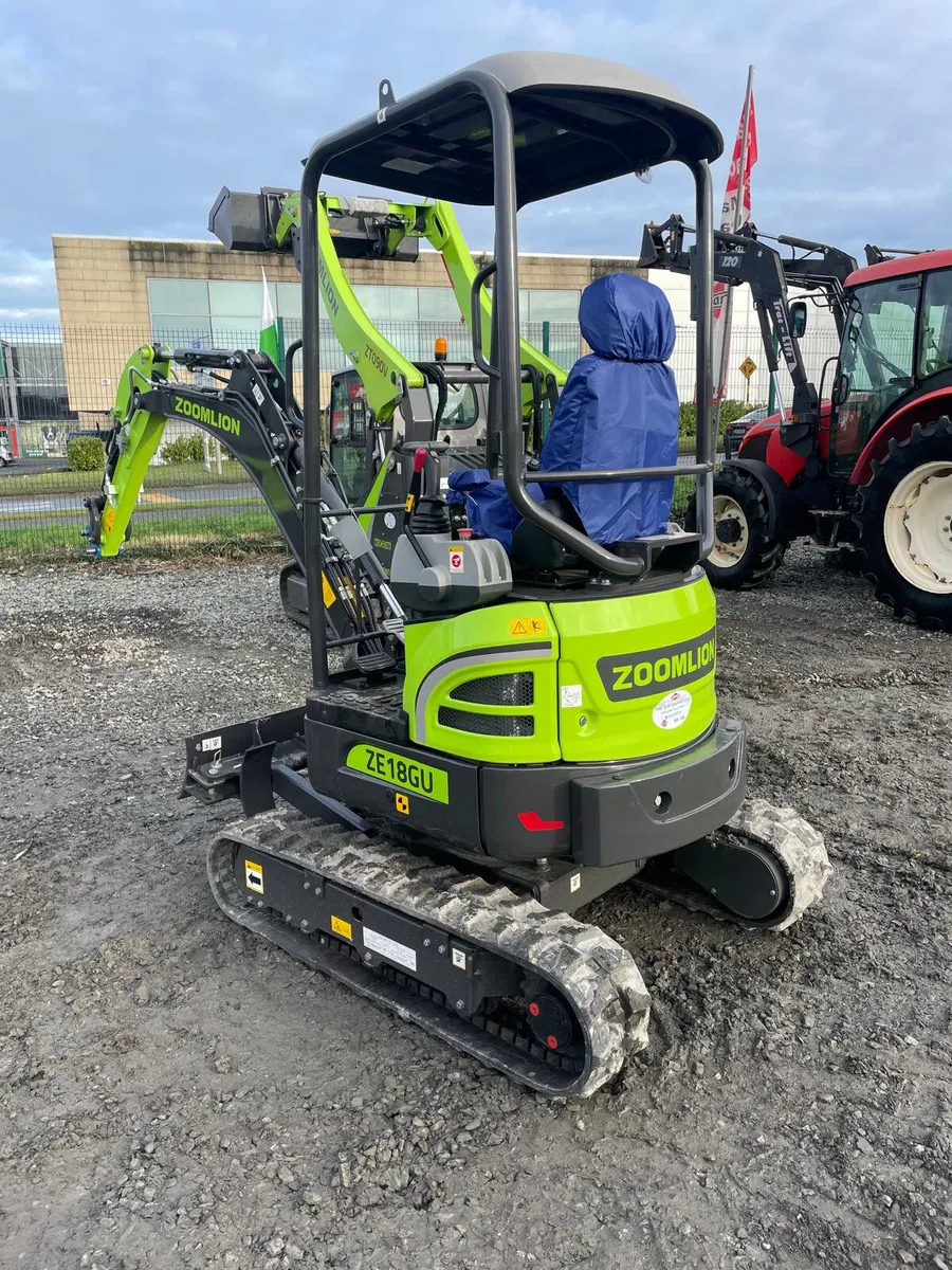 1.8T Zoomlion Mini Digger - Image 1