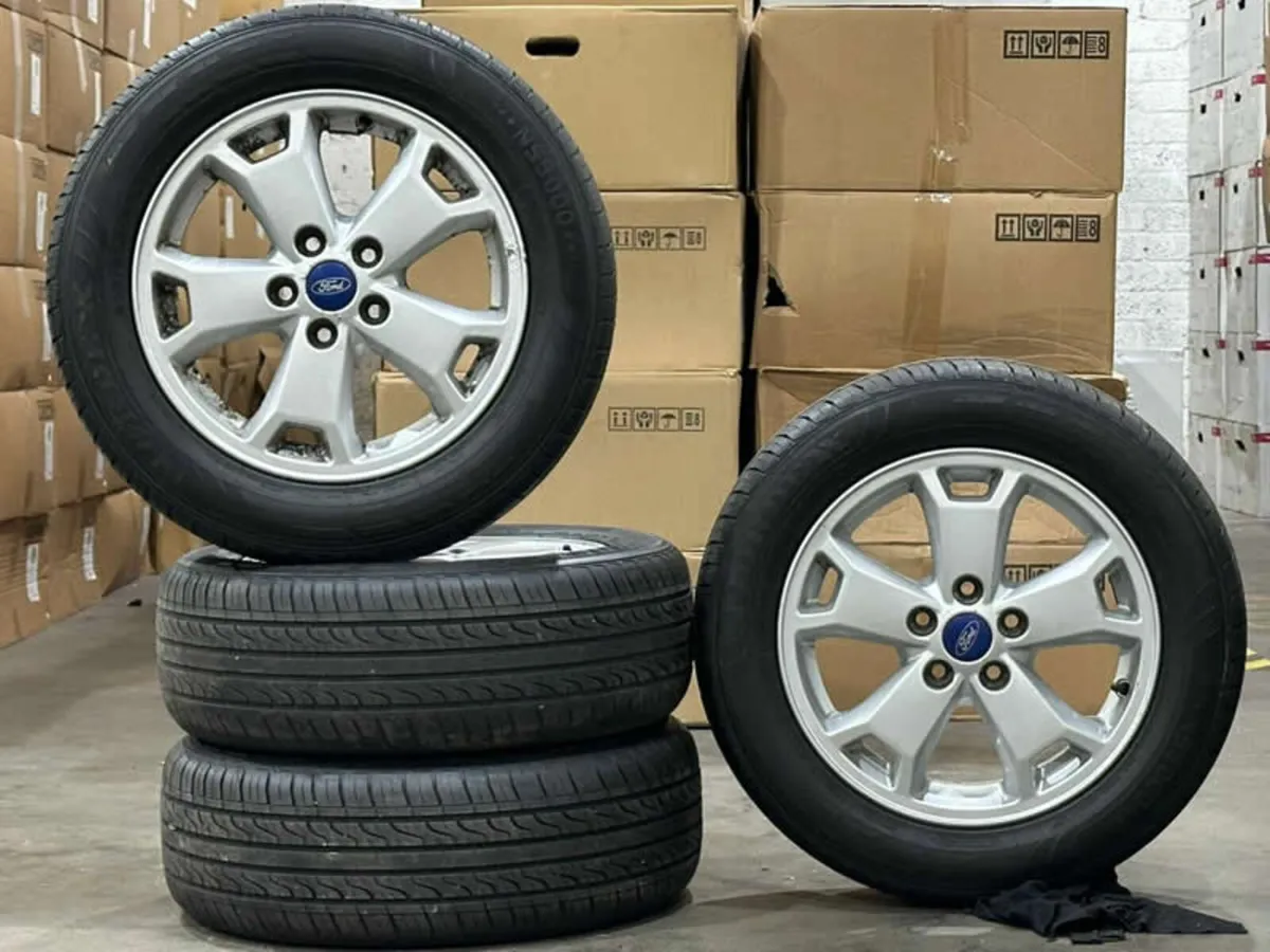 16" GENUINE FORD CONNECT Wheels & Tyres 5X108 - Image 1