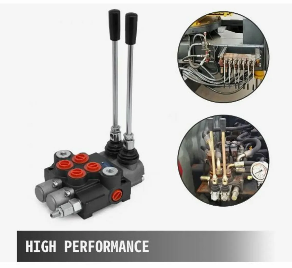 Hydraulic Valve 2 Spool Hydraulic Directional Cont - Image 4