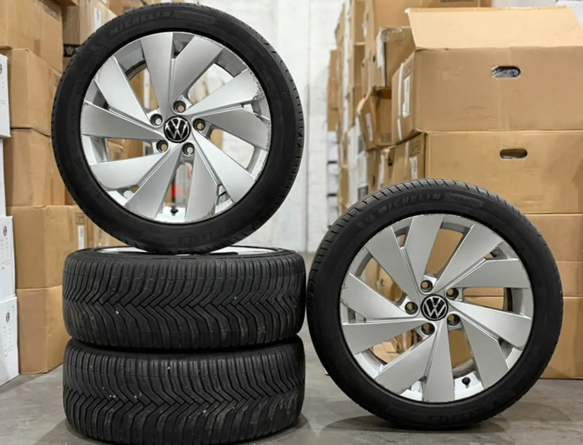 17" Genuine VW BELMONT Alloys & MICHELINS  - GOLF - Image 1