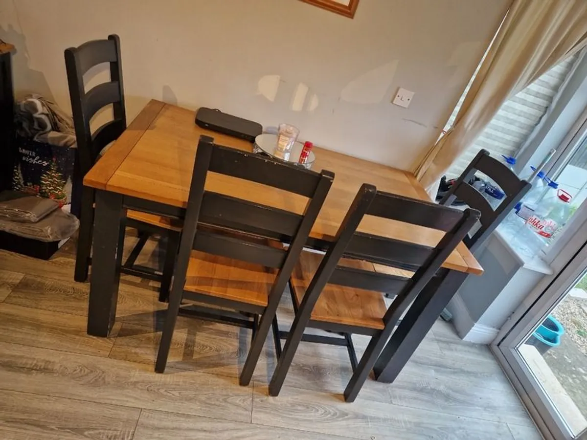 Dining table and chairs - Image 2