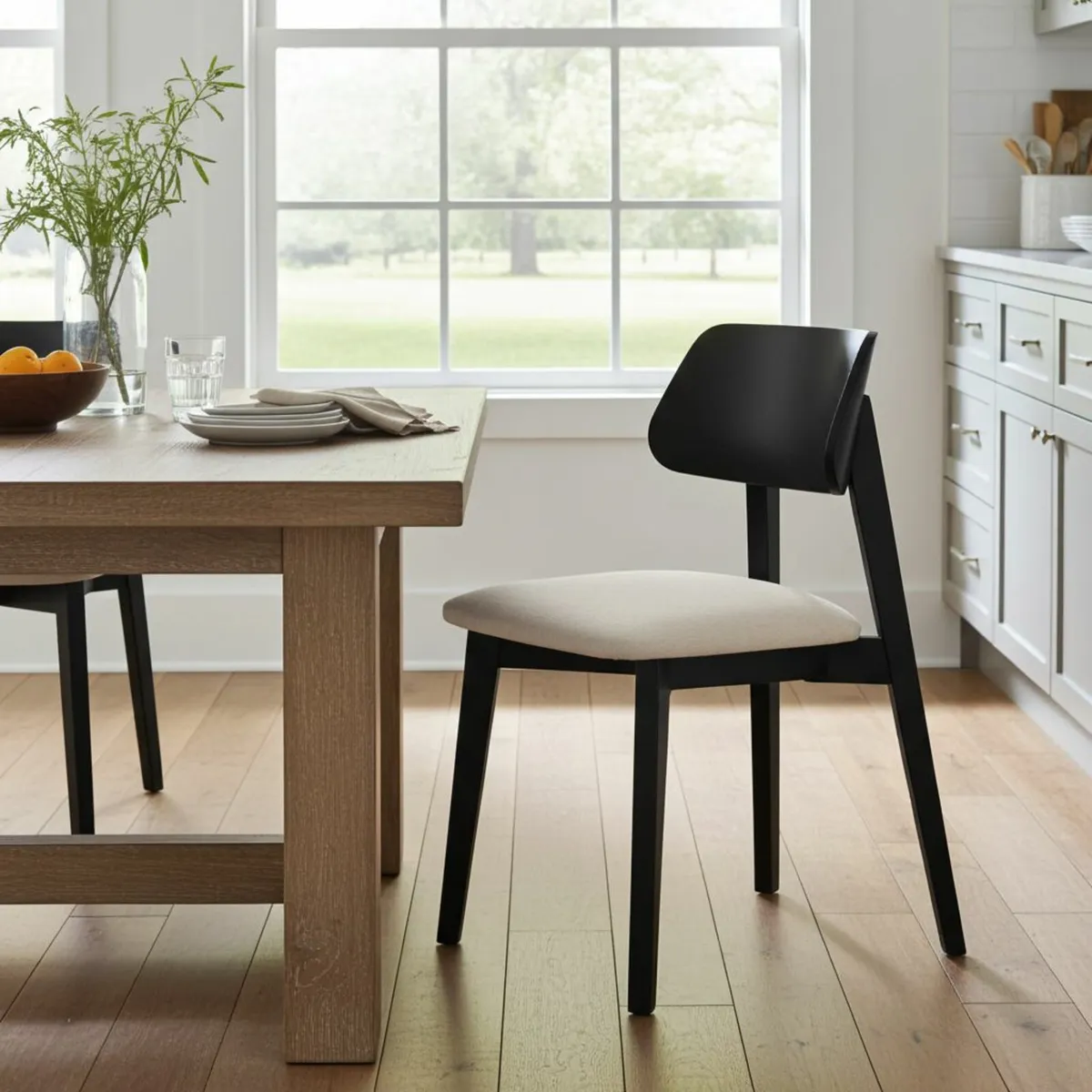 The Arlo Mid-Century Modern Dining Chair - Image 1