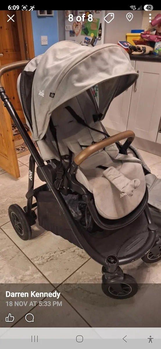 Buggy with carseat and bassinoette - Image 2