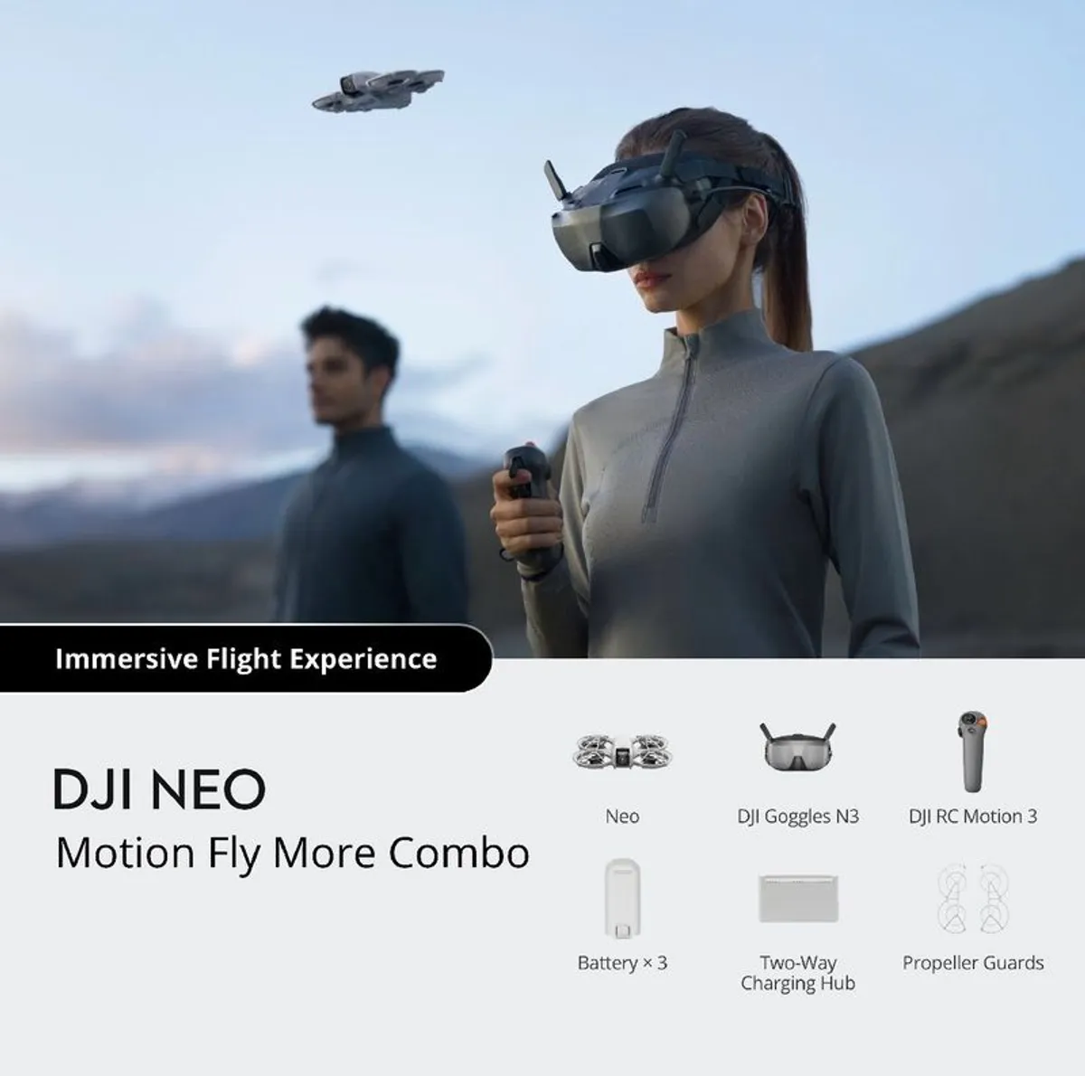 DJI Neo Motion Fly More Combo drone - Image 1