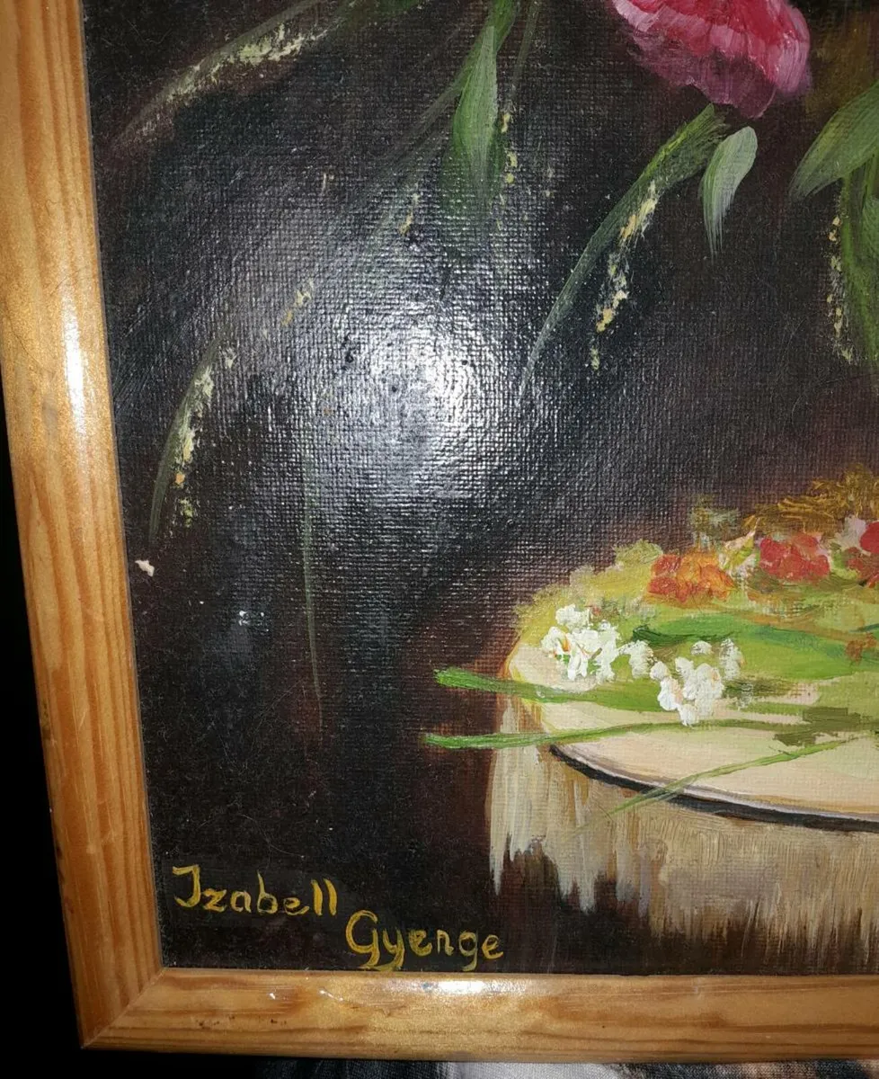 Stunning still life oil painting on board - Image 3