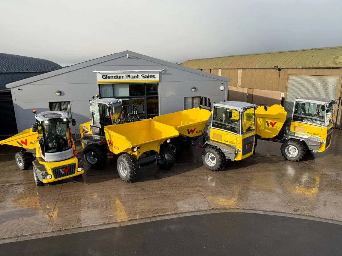 New Wacker Neuson Cab dumpers in stock - Image 1