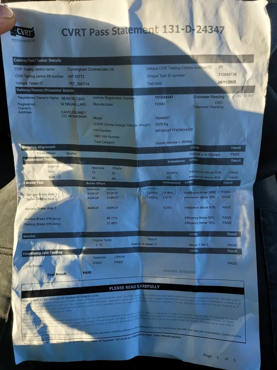 Ford Transit 2013 3450€€ or swap to uk reg van - Image 3