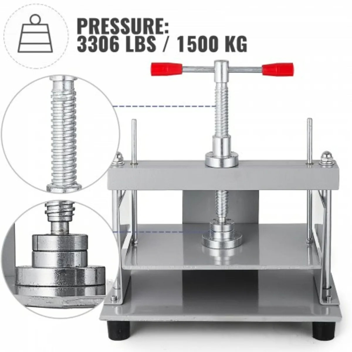 Manual Paper Press Machine, 12x8.6 inch for A4 Siz - Image 4