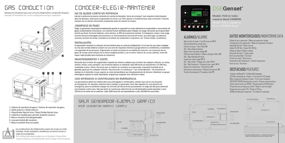 Genergy 10kW diesel back up generator - Image 2