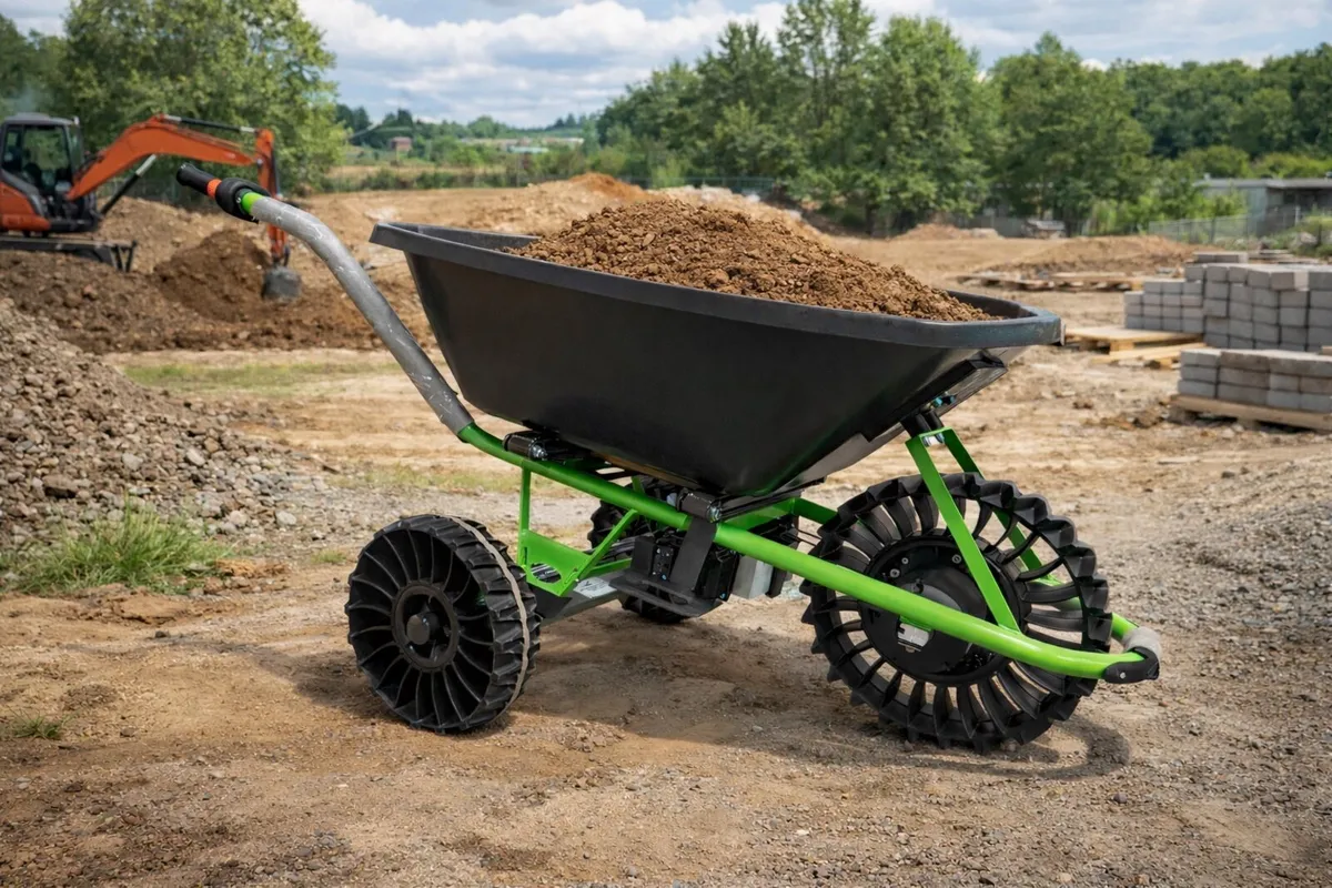 Electric Powered Wheelbarrow – Professional Grade - Image 1