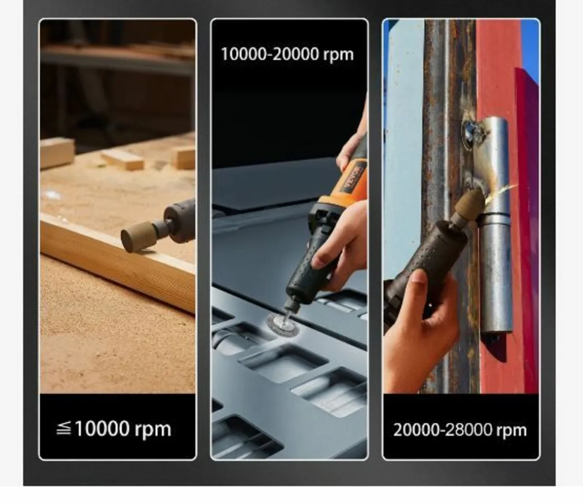 Die Grinder 6.4 mm Heavy Duty Straight - Image 2