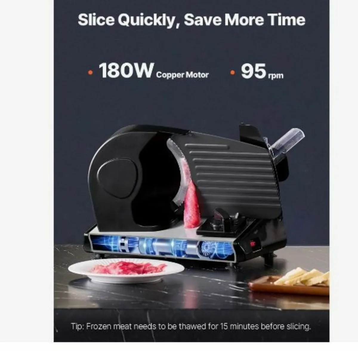 Meat Slicer, 7.5 inch - Image 2