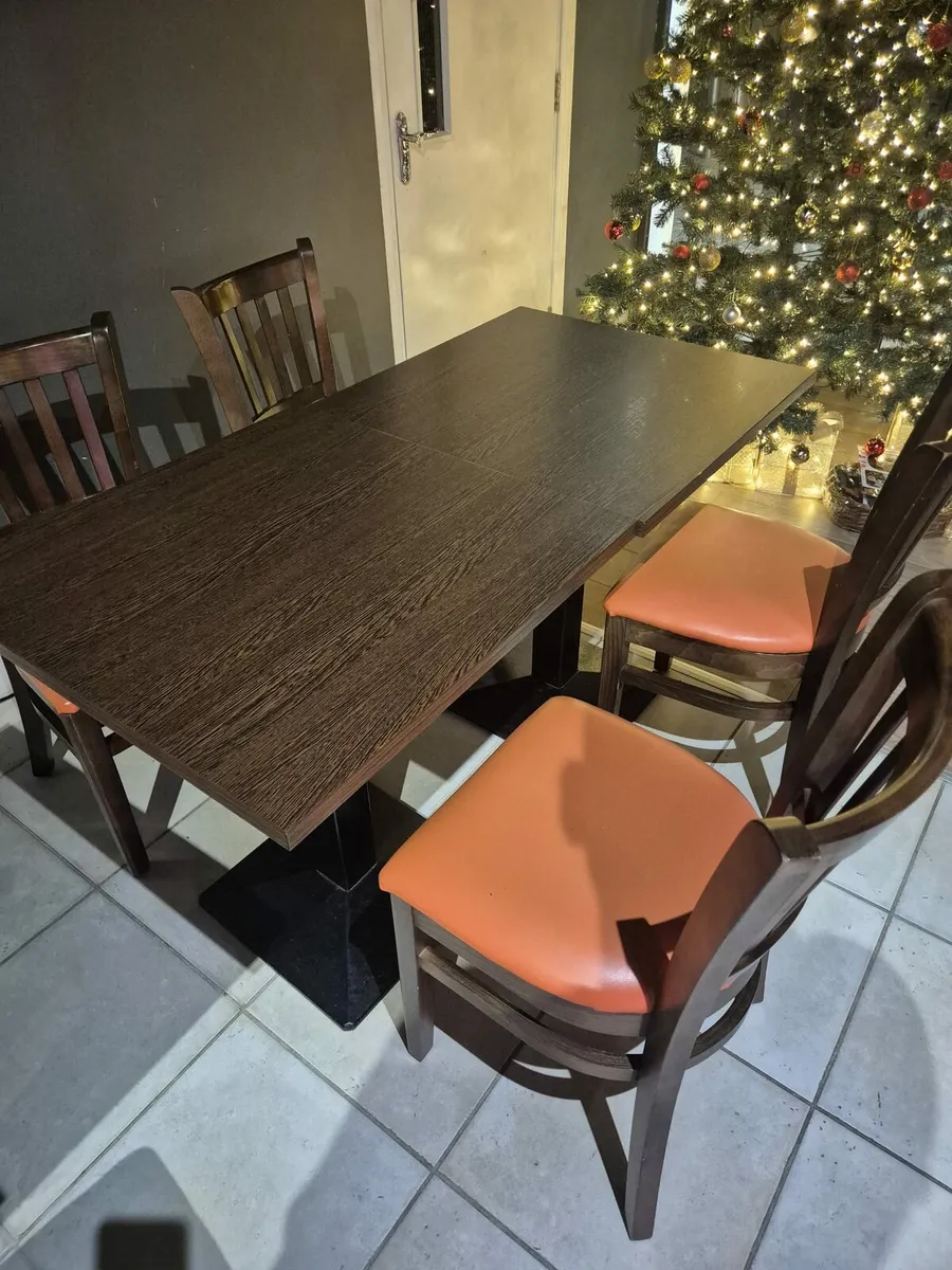 Cafe Table and Chairs - Image 2