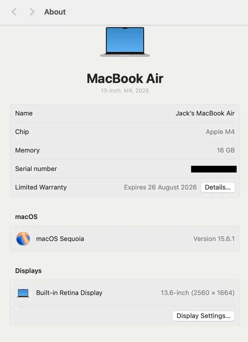 Macbook Air 2025 M4 - Image 3