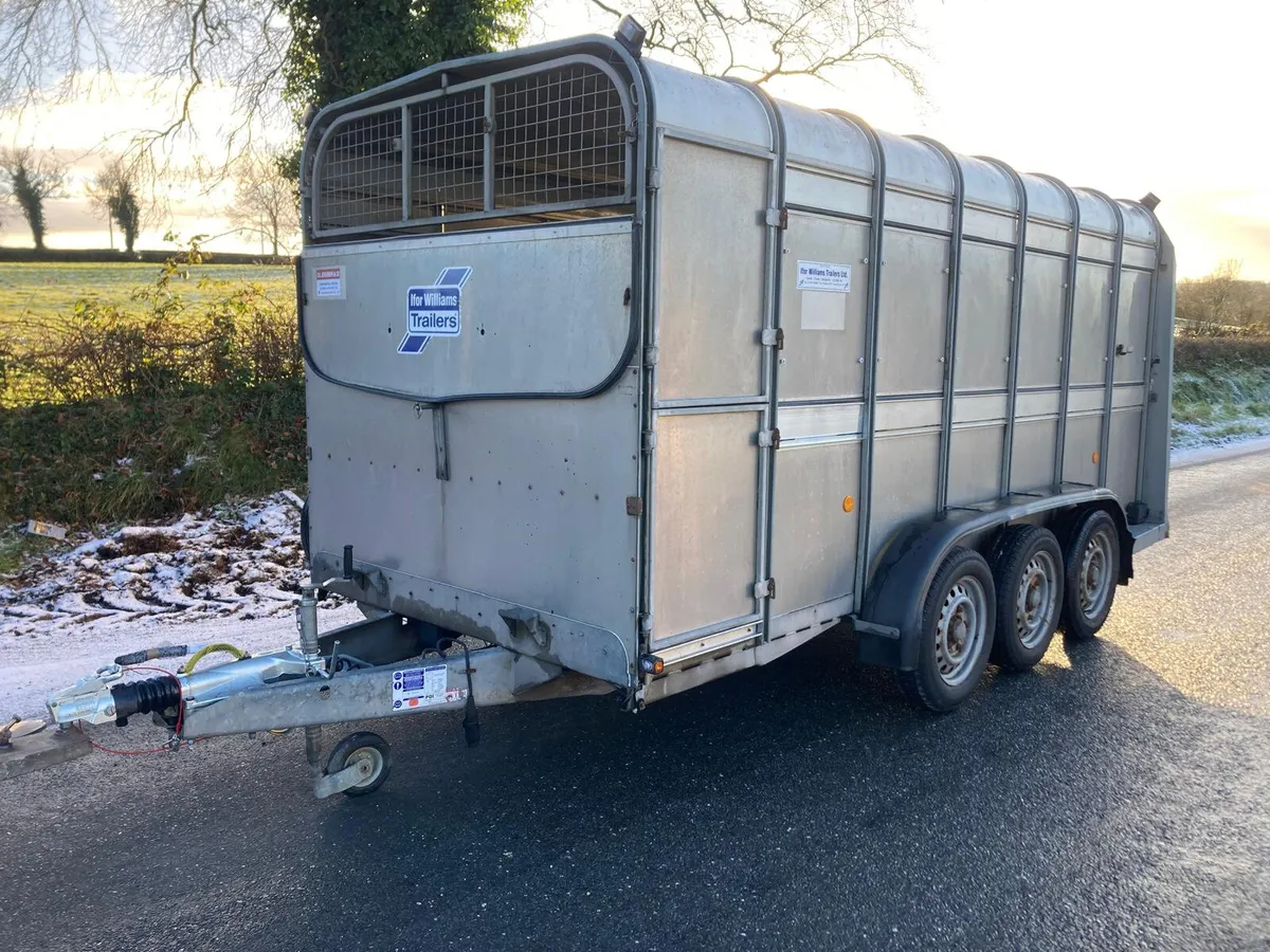 2015 Ifor Williams TA510 14ft Cattle Trailer - Image 1