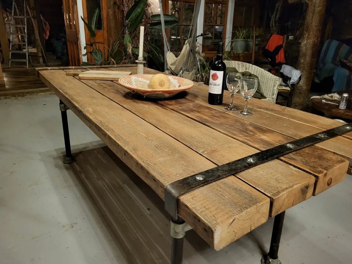 Rustic Farmhouse Table - Image 2