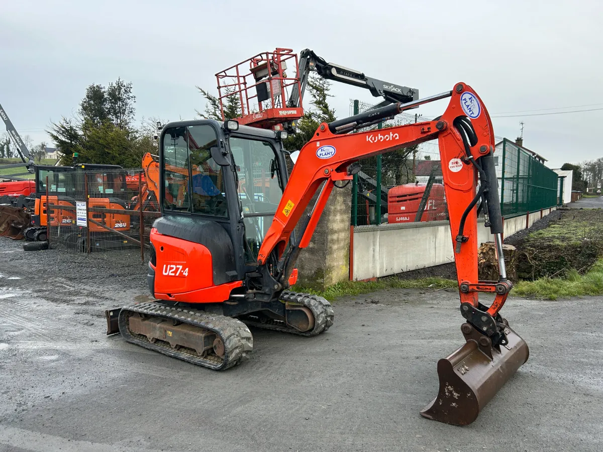 Kubota U27-4 Year 2016 - Image 4