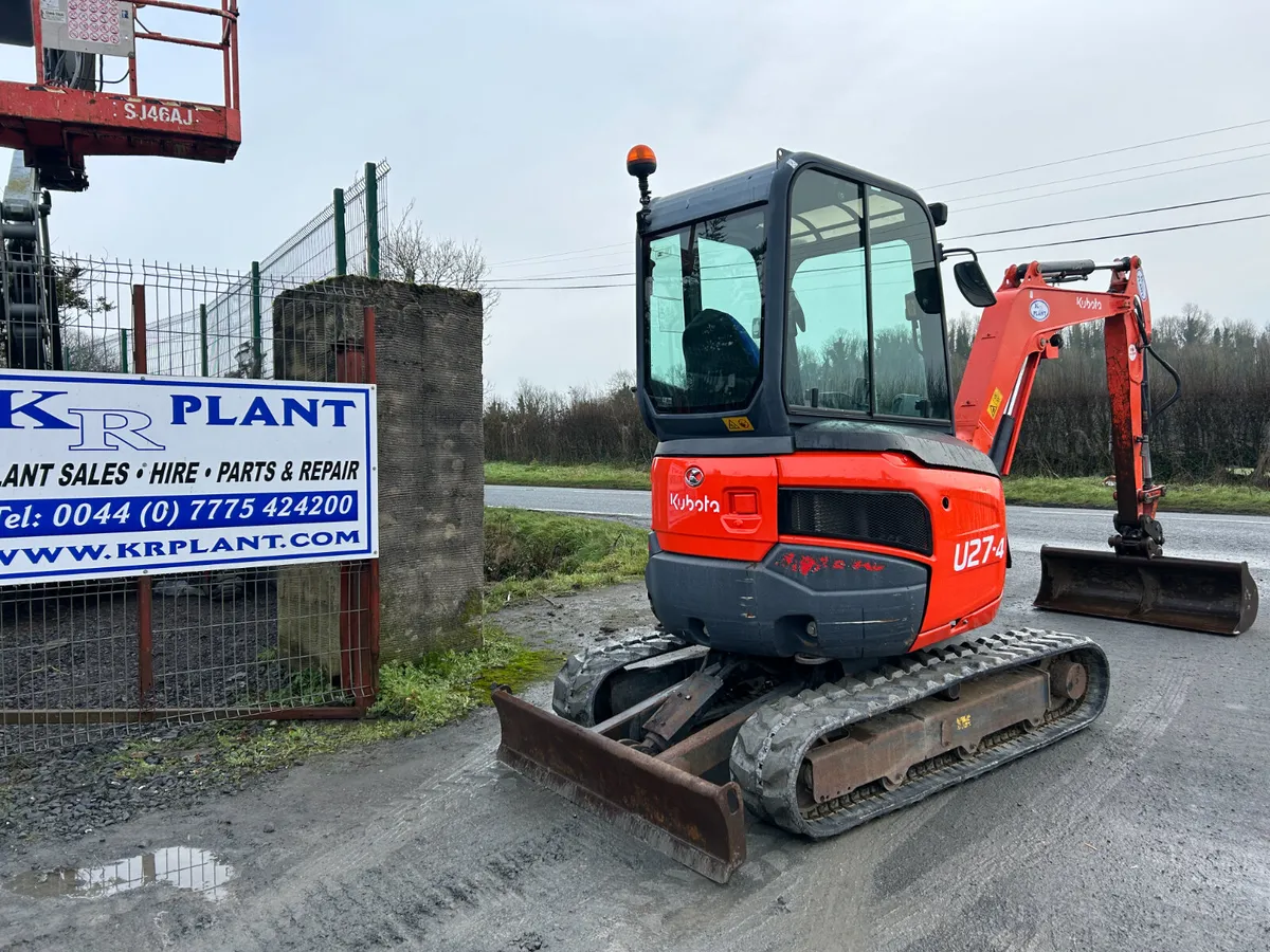 Kubota U27-4 Year 2016 - Image 3