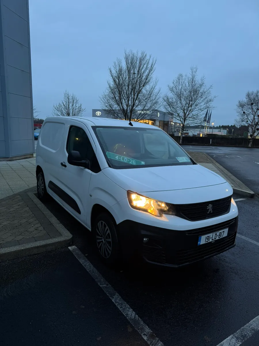 2019 PEUGEOT PARTNER 1 YEAR TAX AND TEST - Image 1