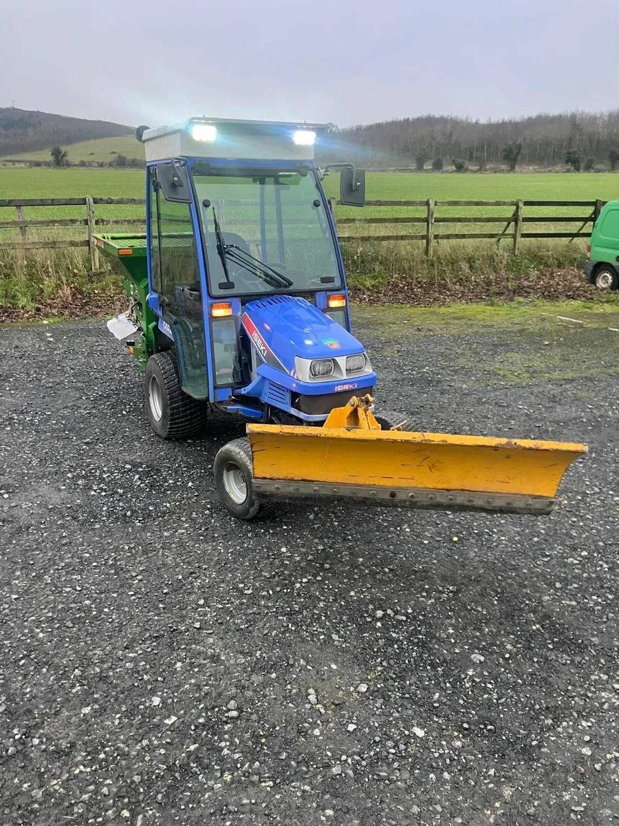 Salt Spreader, Snow Plough  and Iseki TXG23 - Image 3
