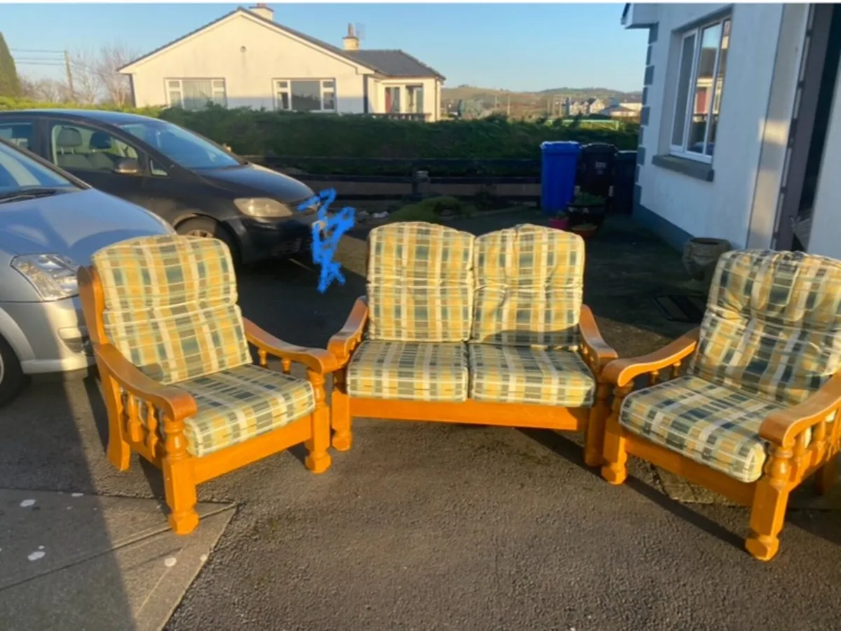 Couch and Chairs - Image 1