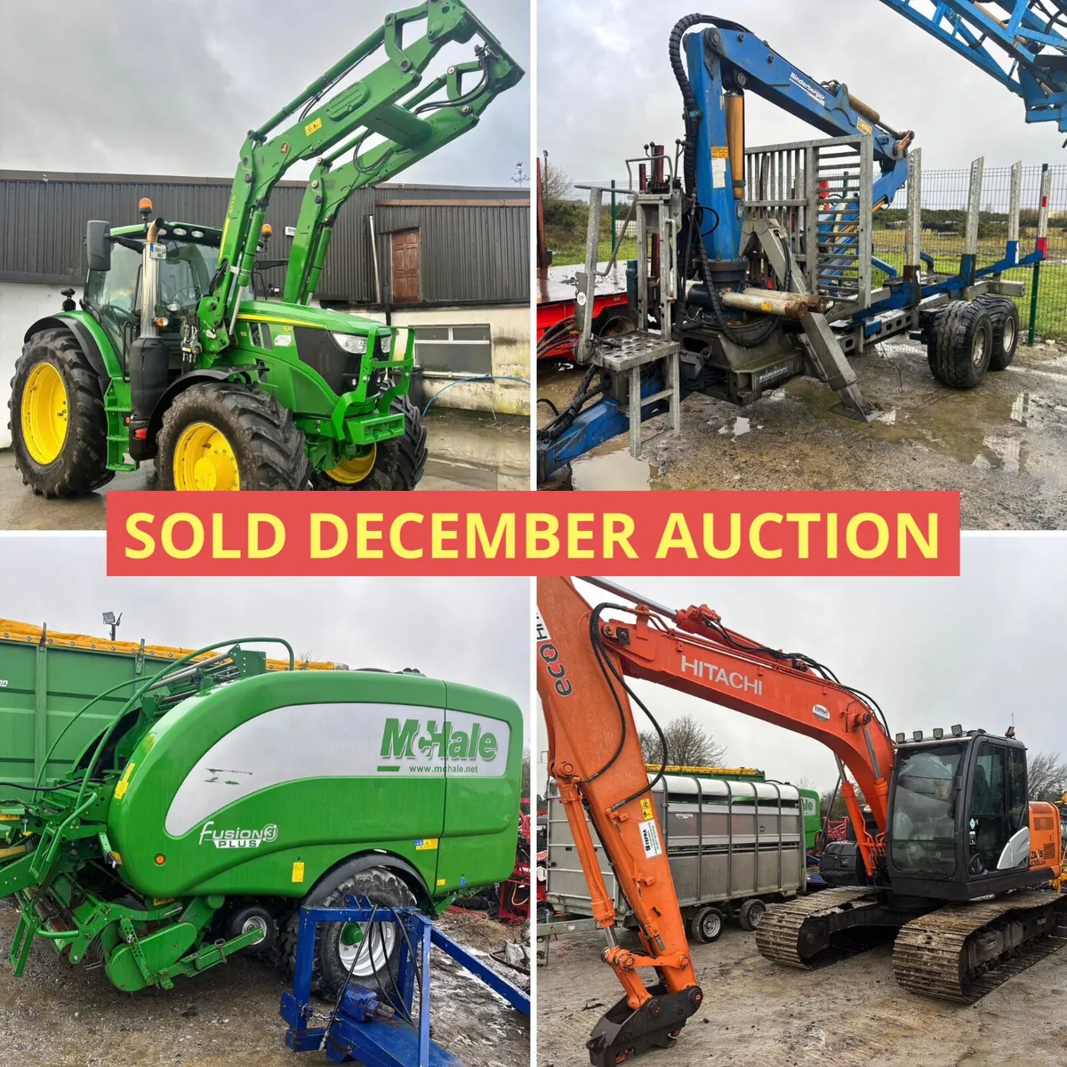 Portlaoise Machinery Auction Entries Accepted - Image 1