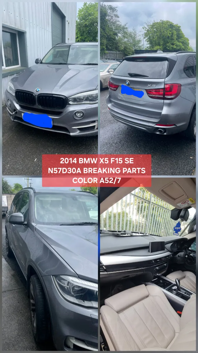 2014 BMW X5 F15 3.0D XDRIVE N57D30A BREAKING PARTS - Image 2