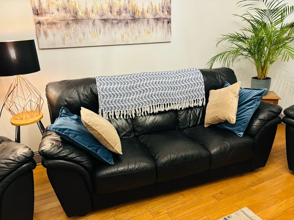 Leather Couch - Image 2