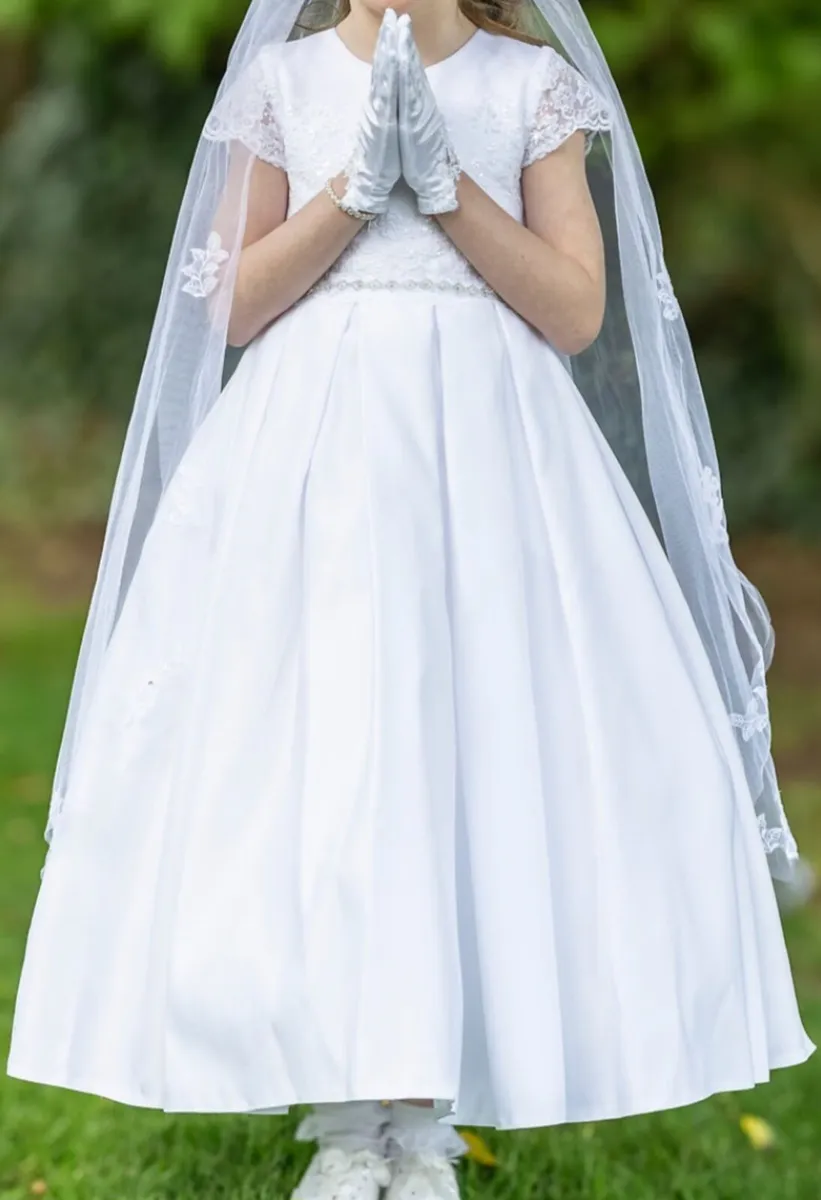 Communion Dress and Accessories - Image 1