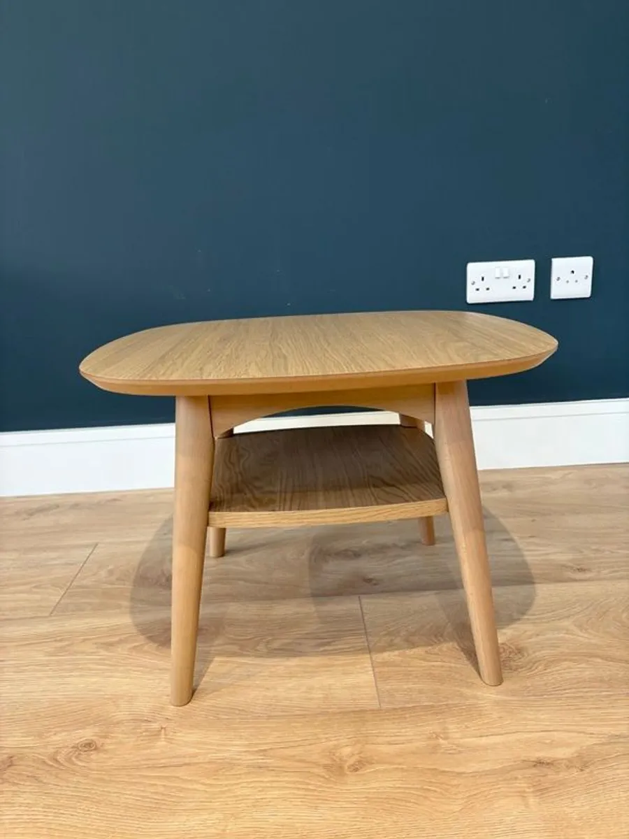 Solid Oak Side Table - Image 4
