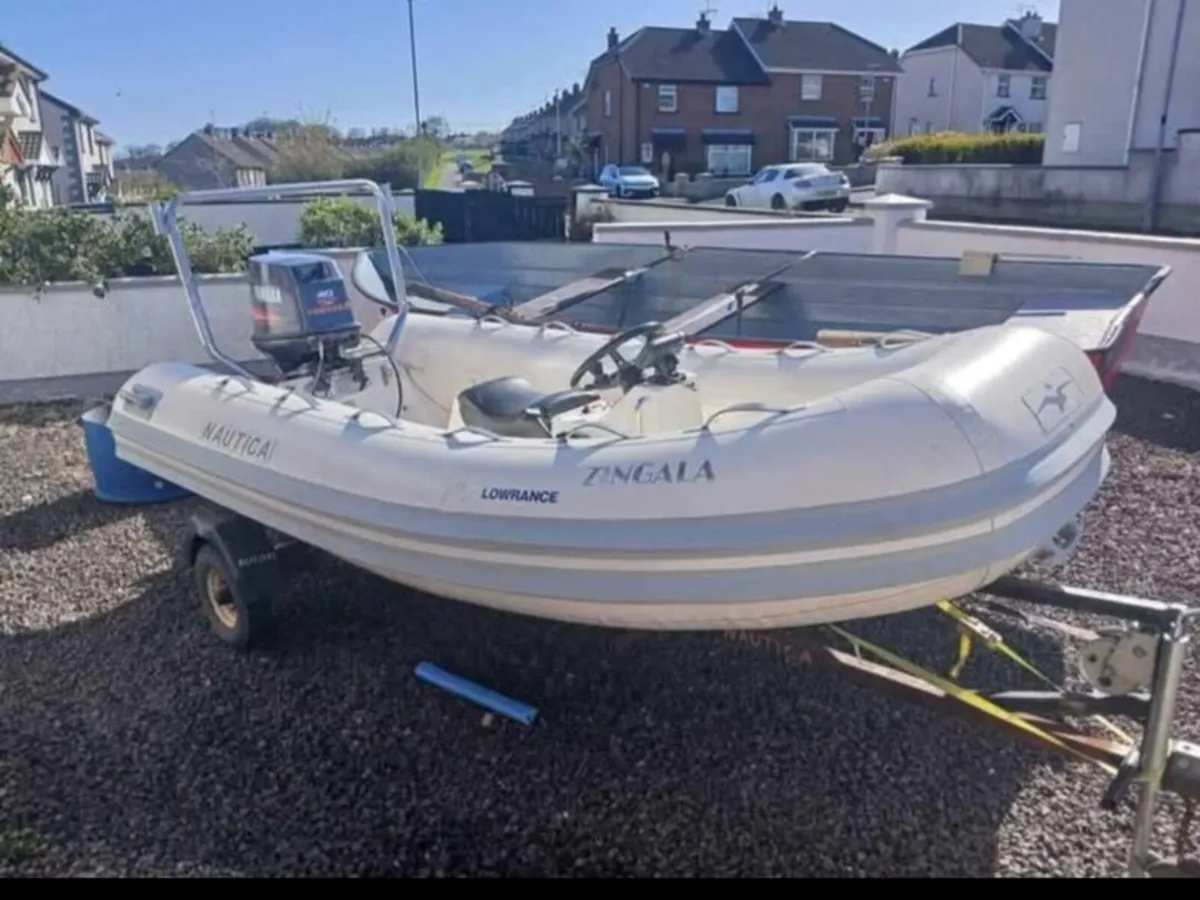 12ft nautica rib and trailer - Image 1