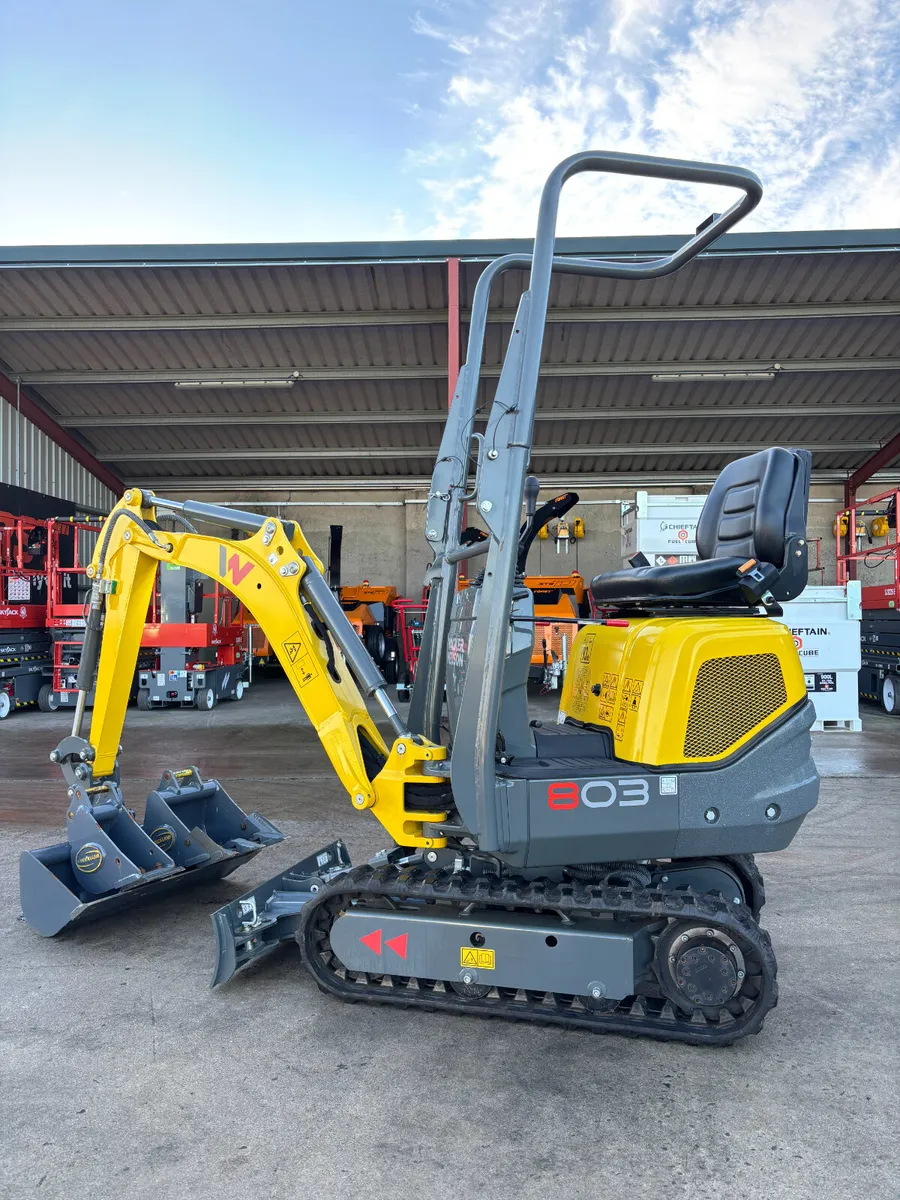 New Wacker Neuson 803 1 ton micro diggers - Image 3