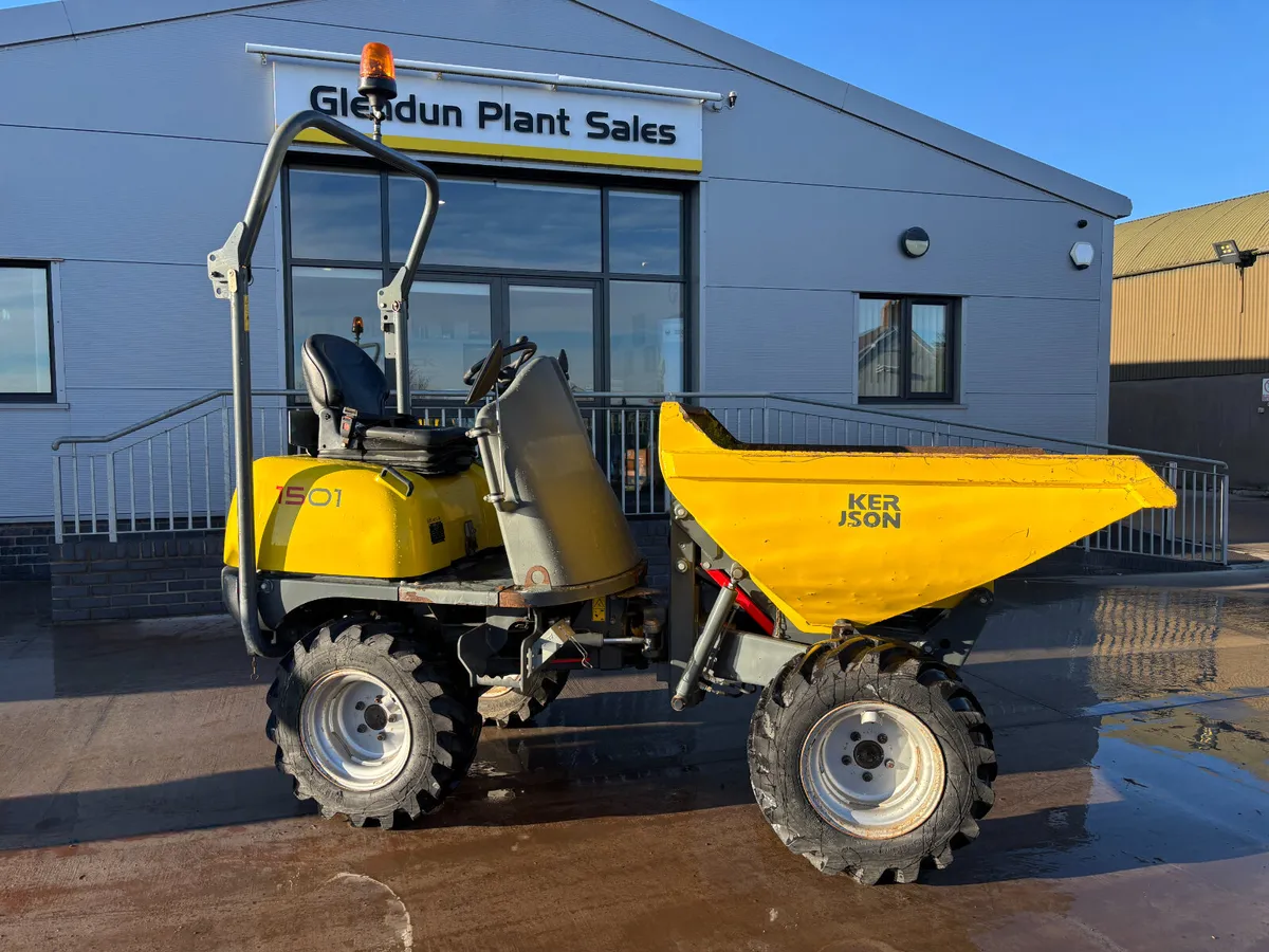 Used Wacker Neuson 1501 high tip dumper. - Image 2