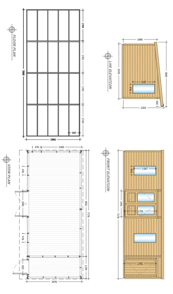 7m x 3m Timber Combi Shed – Now €2,750 - Image 3