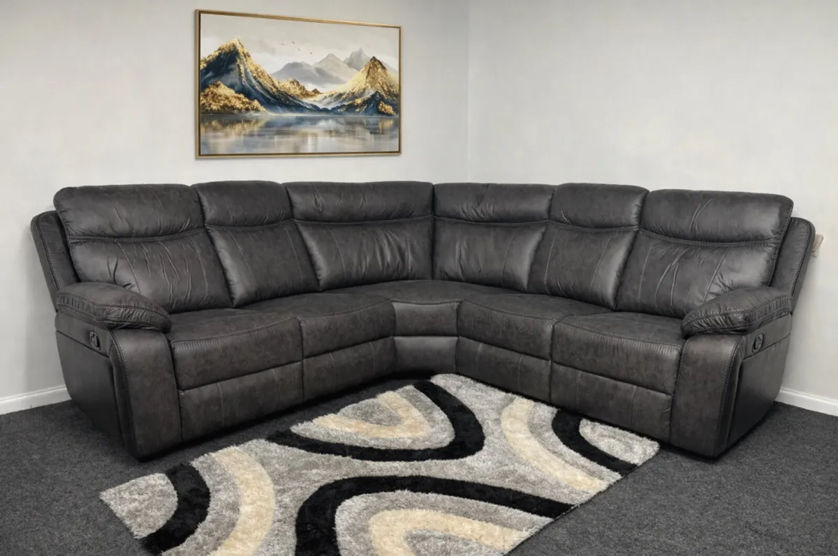 New Grey Washington sofa Corner Sofa Recliner - Image 3