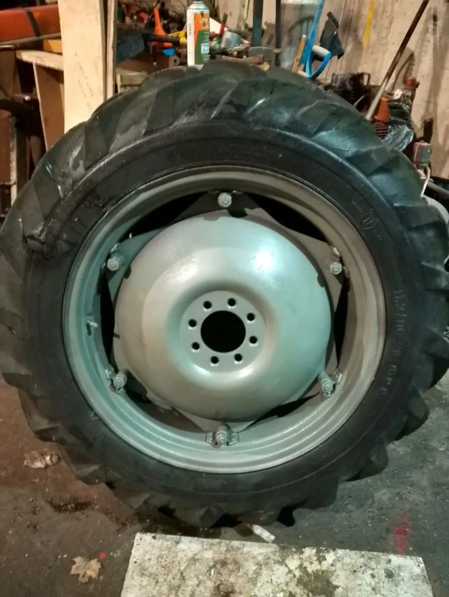 Massey wheels and tyres 12.4 28 8 stud - Image 2