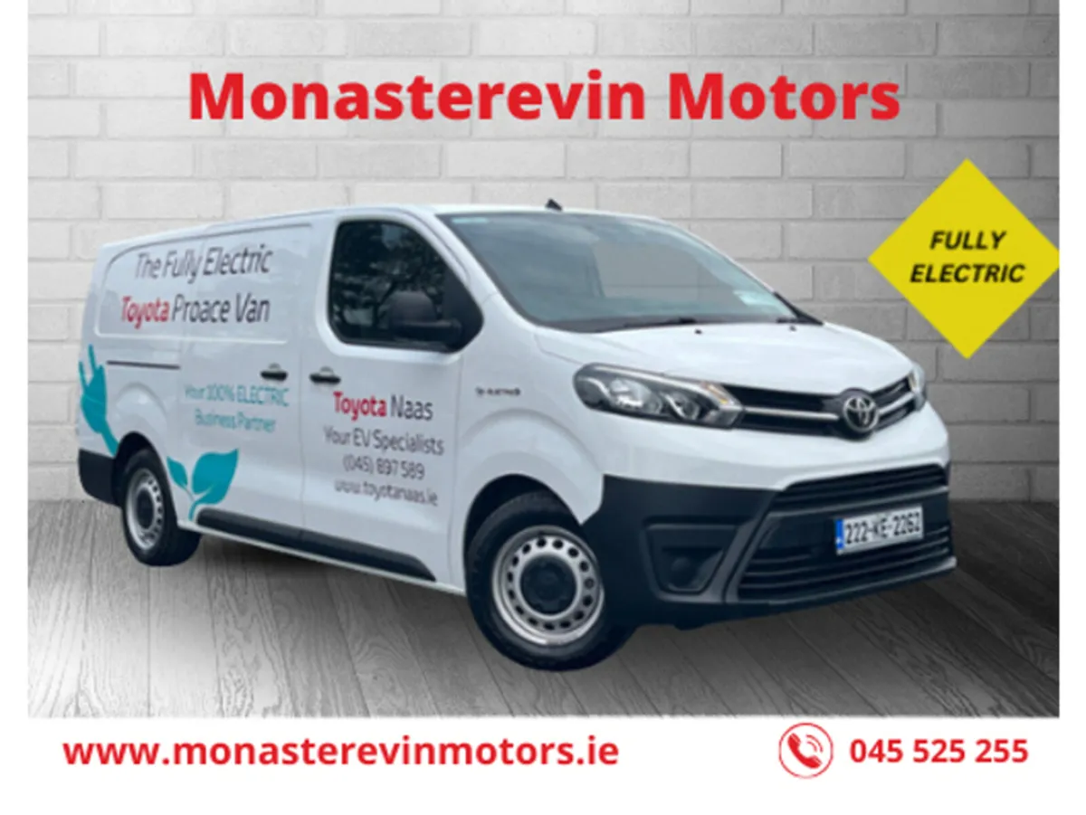 Toyota Proace EV GL 75KWH LWB 3DR AUTO - FULLY ELE - Image 1
