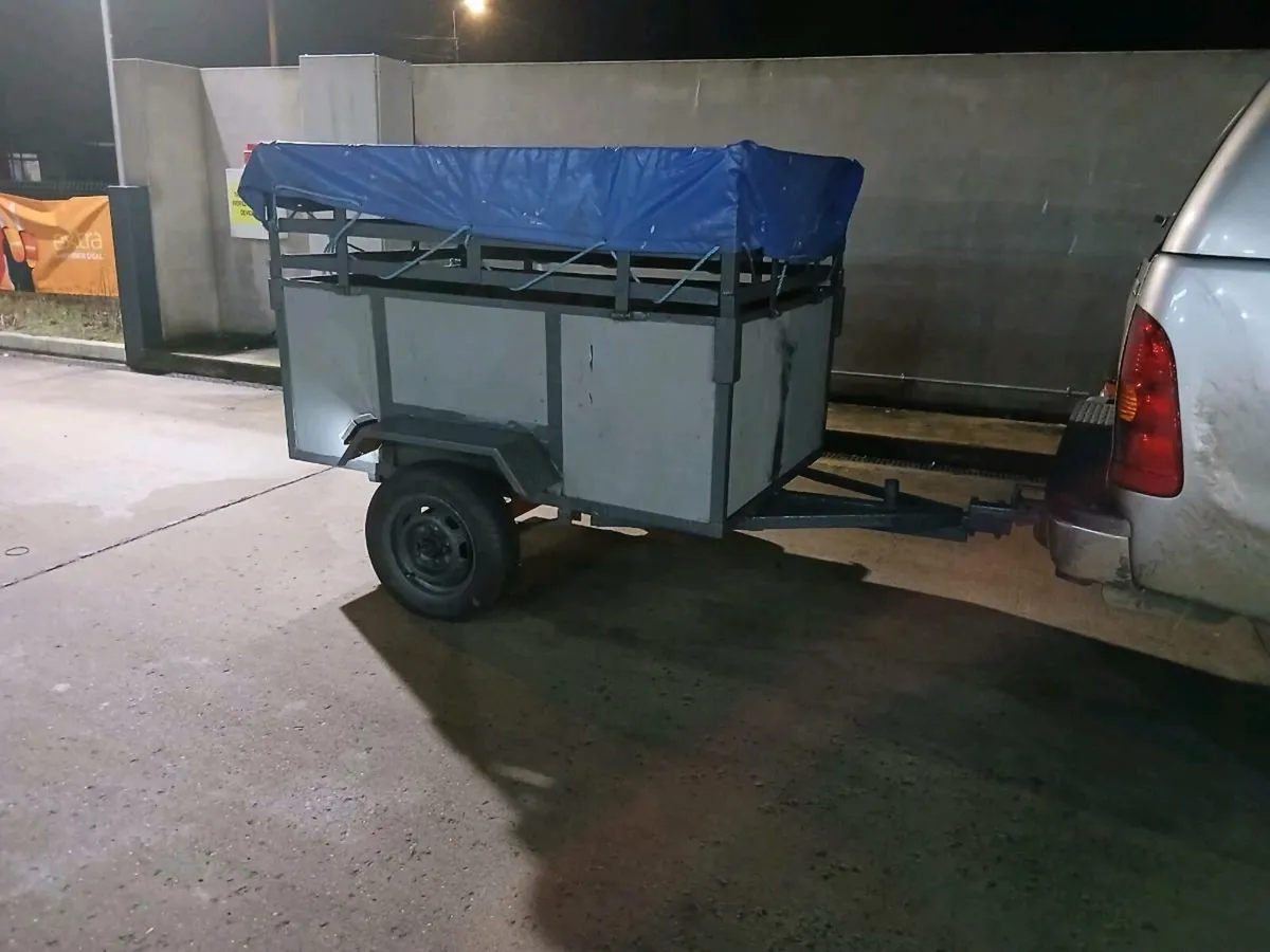 Car trailer fold down side and Canopy ramps - Image 1