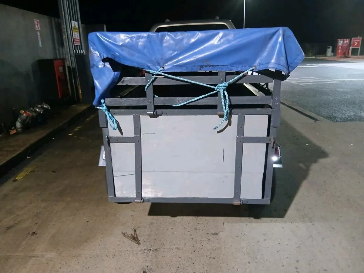 Car trailer fold down side and Canopy ramps - Image 3