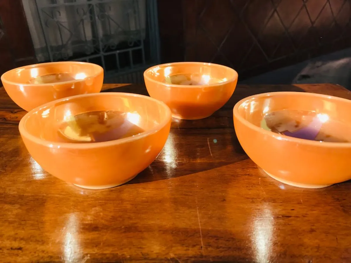 Vintage fire king lustre bowls - Image 1