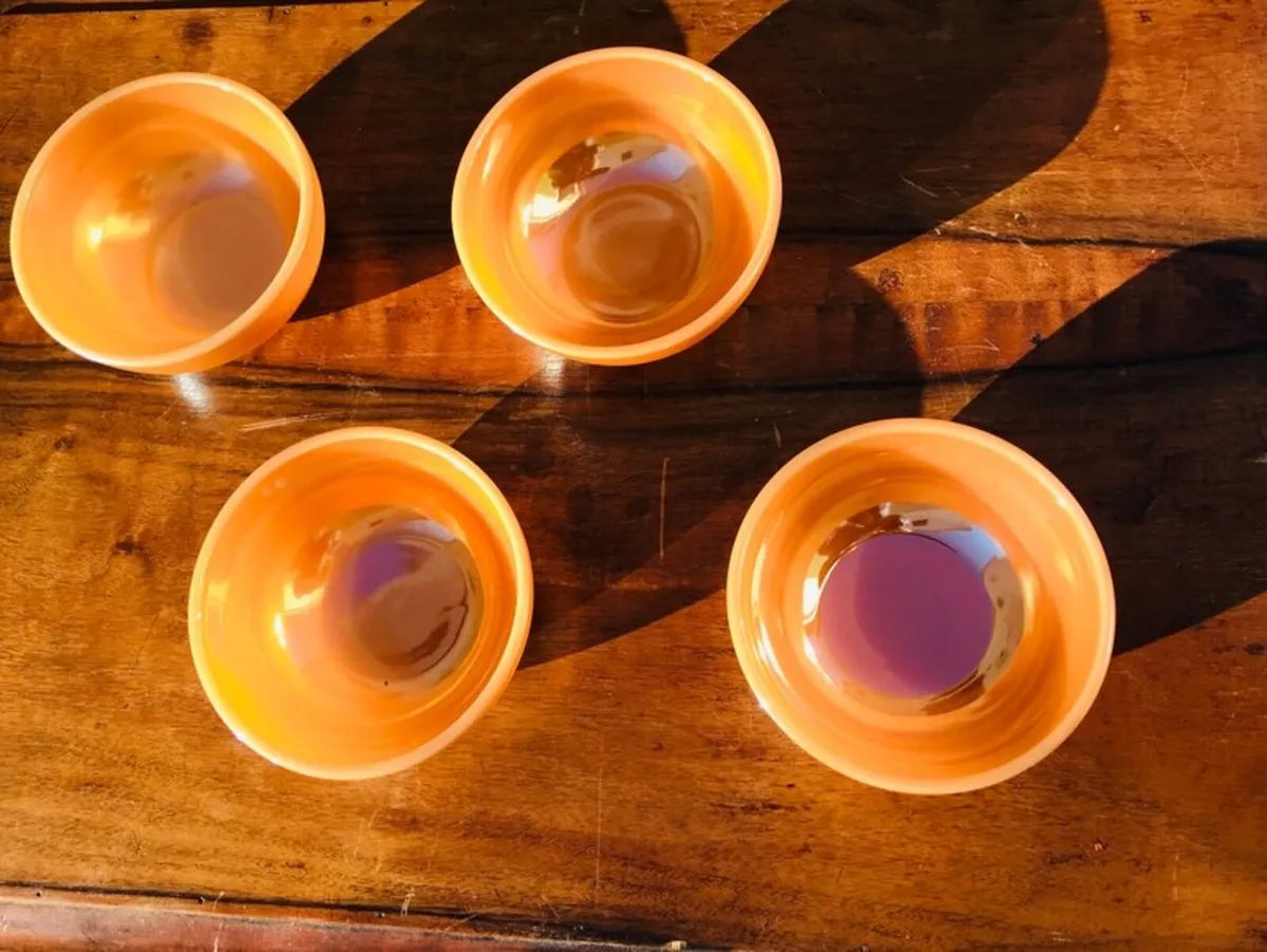 Vintage fire king lustre bowls - Image 2