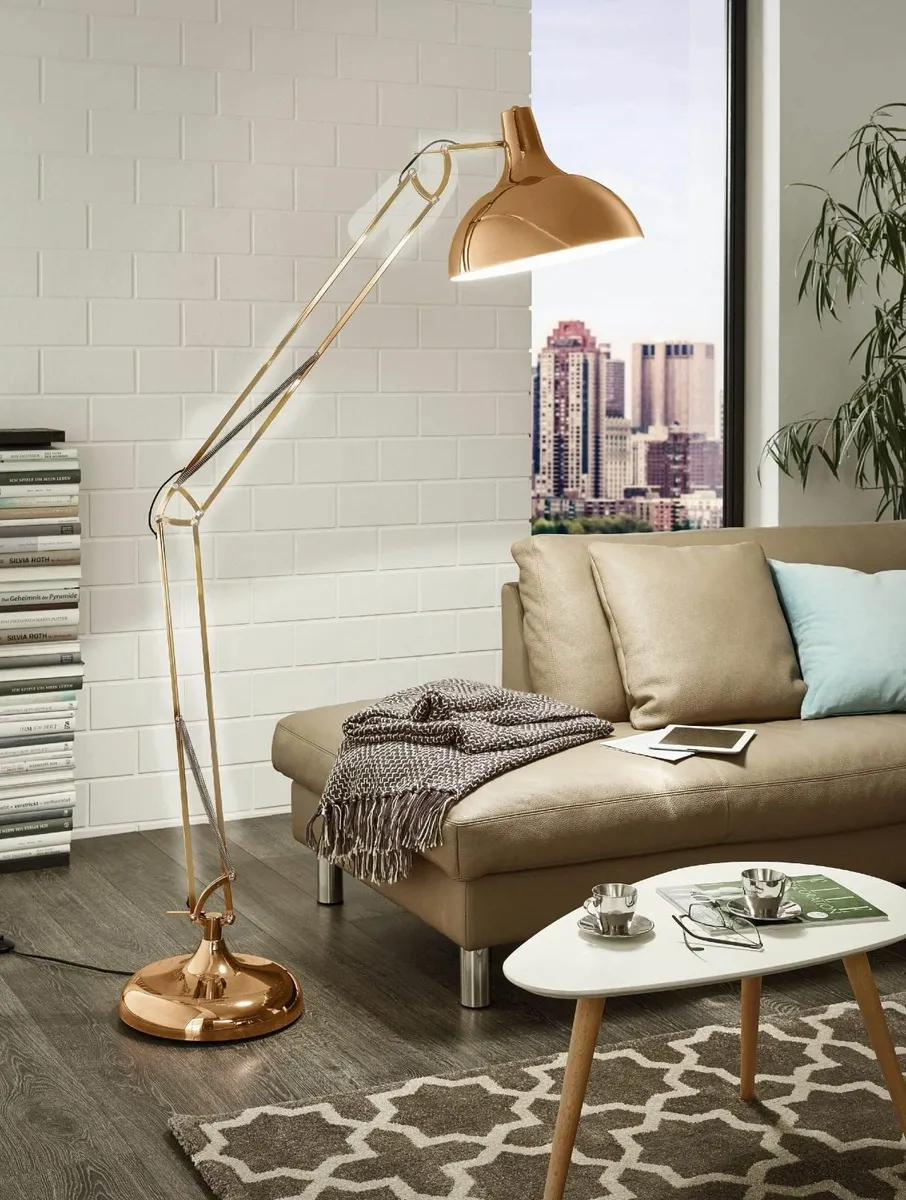 Borgillio floor lamp 1-flame vintage in industrial - Image 2