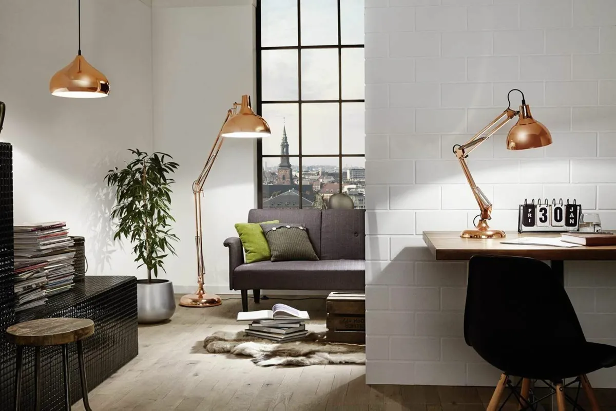 Borgillio floor lamp 1-flame vintage in industrial - Image 3